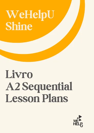 KIT  APOSTILAS DE INGLÊS A2 – WEHELPU SHINE LESSON PLANS + HOMEWORK