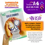 Impressão A4 Encadernação Capa Dura 75g 2