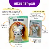 Impressão A4 Encadernação Capa Dura 75g 3