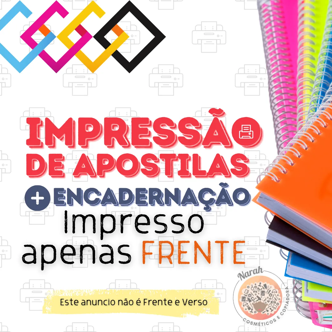 Impressão A4 Frente - Colorida