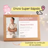 Impressao de Certificado Diploma de Conclusão A4 - 180G 2